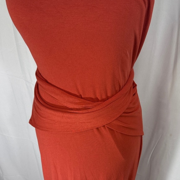 VICI Khloe Fringe Maxi Dress Rust Red Size M - Picture 5 of 13